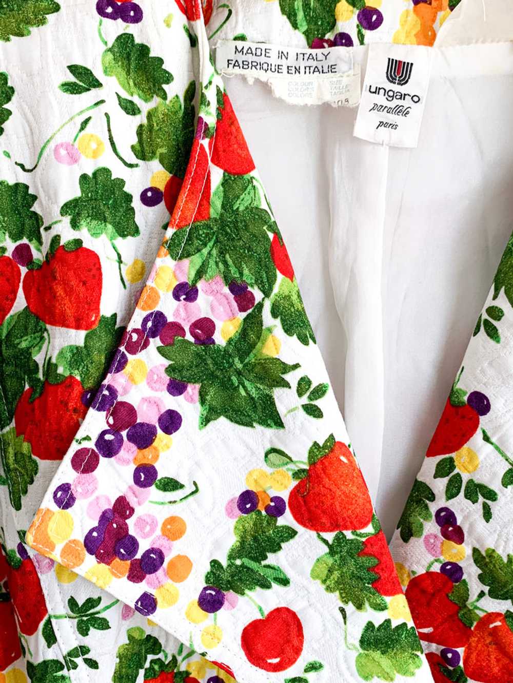 Ungaro Fruit Skirt Suit Set - image 8