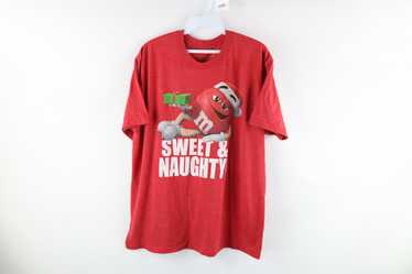 2011 Red! M&M Candy Snack Red Character T-Shirt Size Medium Youth