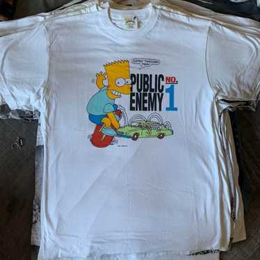 Vintage 90s Bart Simpson Raiders T-shirt - BIDSTITCH