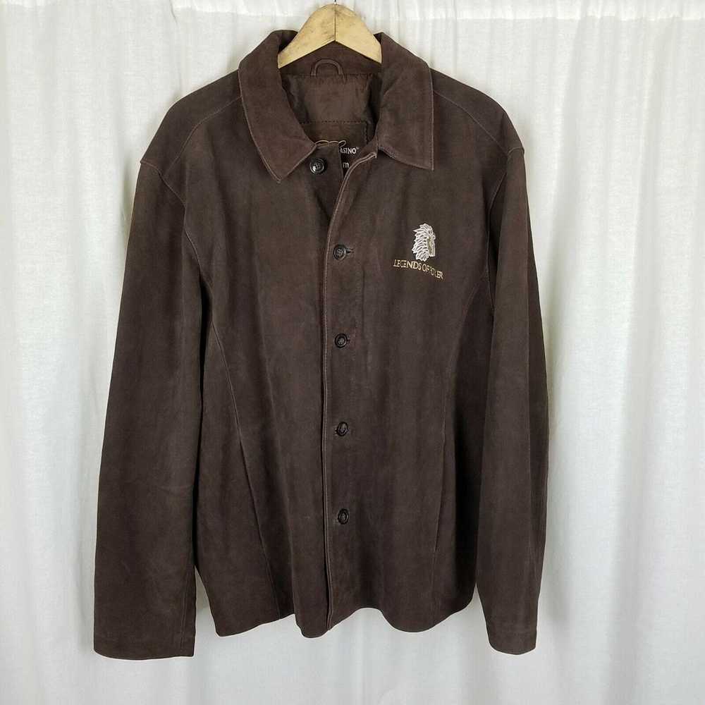 Vintage The Bicycle Casino Legends of Poker Suede… - image 1