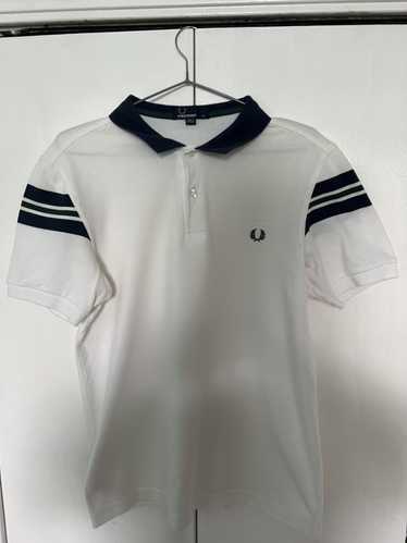 Fred Perry FRED PERRY WHITE POLO W/ GREEN AND NAVY