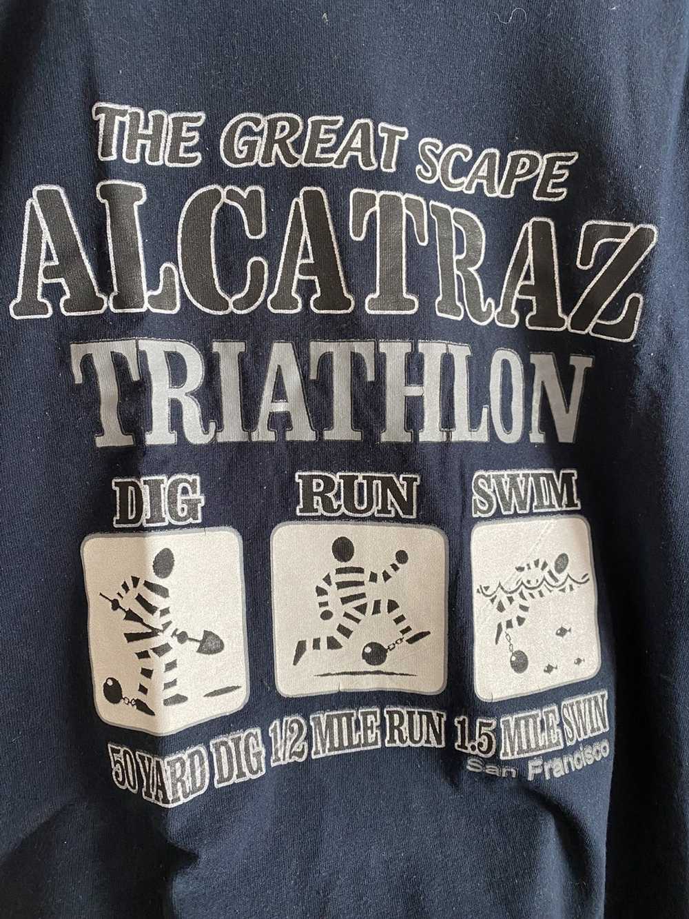 Vintage Alcatraz Escape Triathlon t shirt - image 2