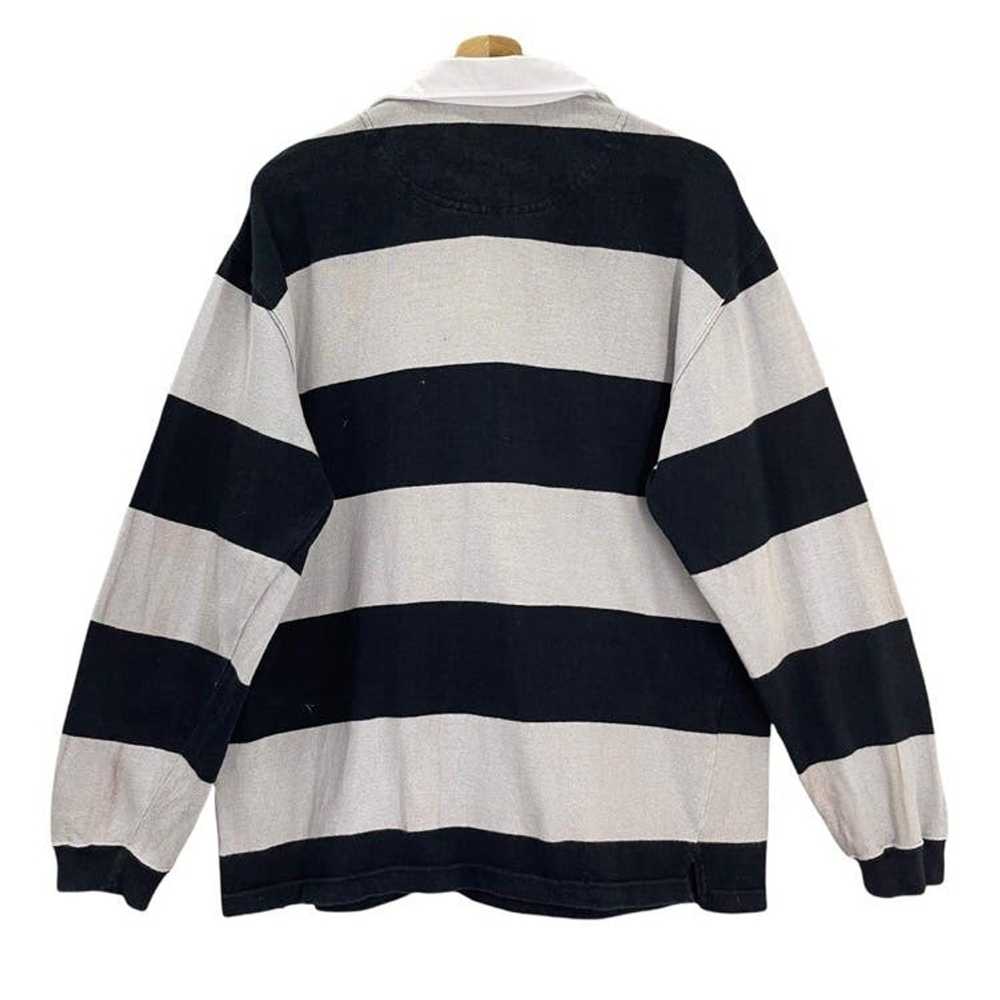 Japanese Brand × Streetwear Polo Rugby Stripe Lon… - image 6