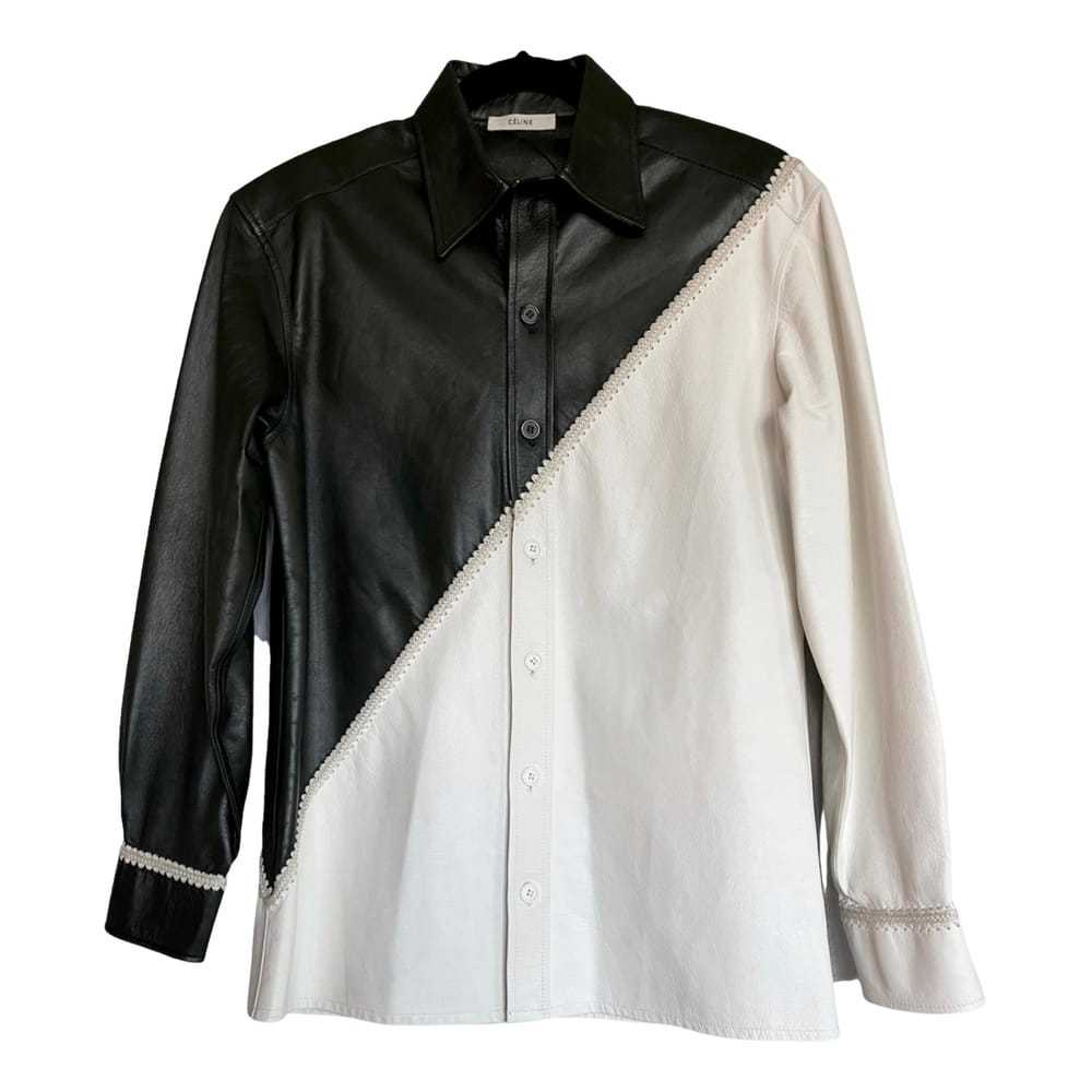 Celine Leather shirt - image 2