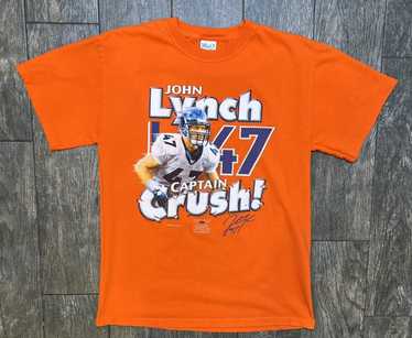 *A1 Vintage Orange Crush Denver Broncos T Shirt Adult XL Black Football Mens