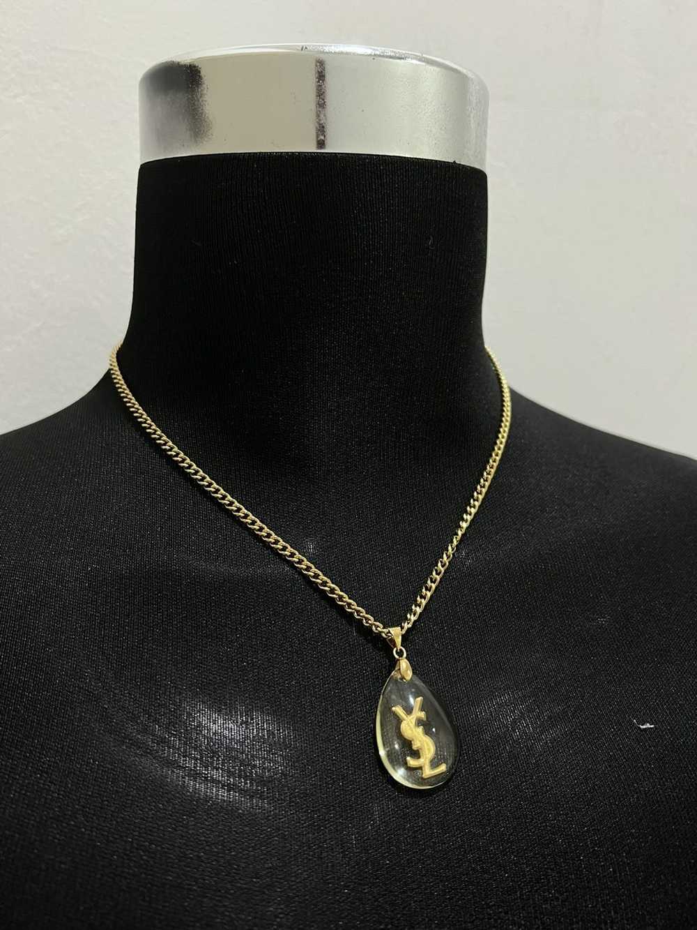 Jewelry × Luxury × Streetwear YSL Gold Plated Ova… - image 7