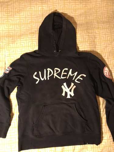 Supreme SS15 Supreme NY Yankee Hooded Sweatshirt B