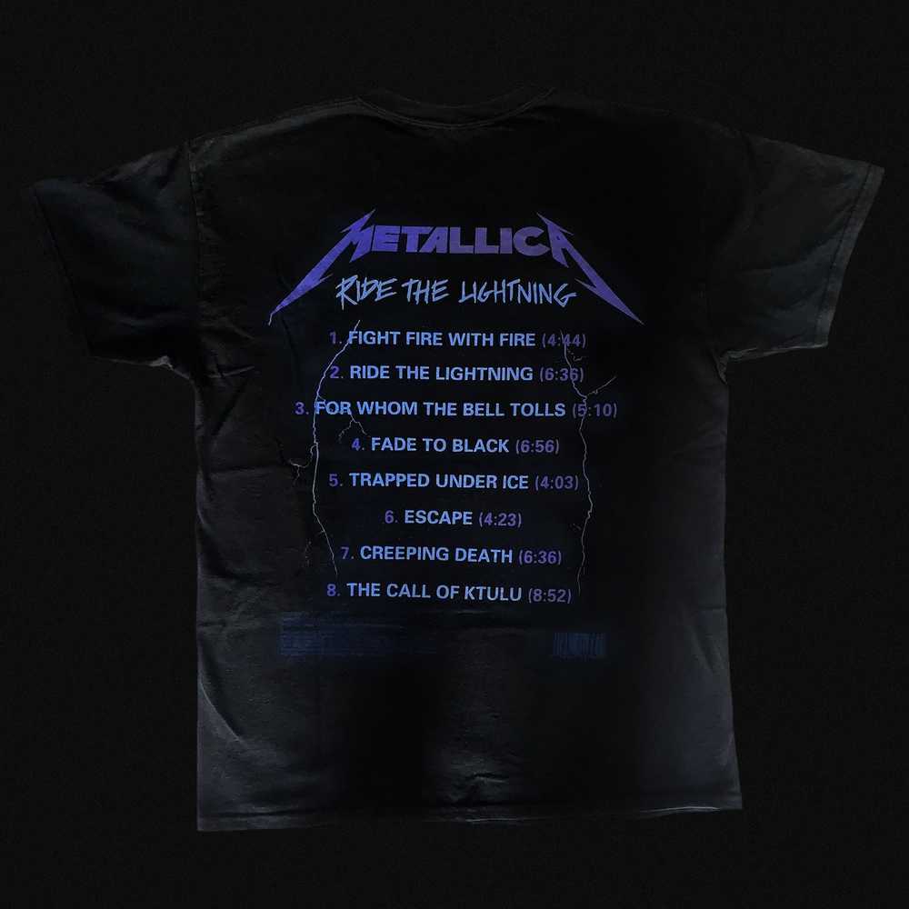 Metallica Metallica Ride The Lightning Official T… - image 2