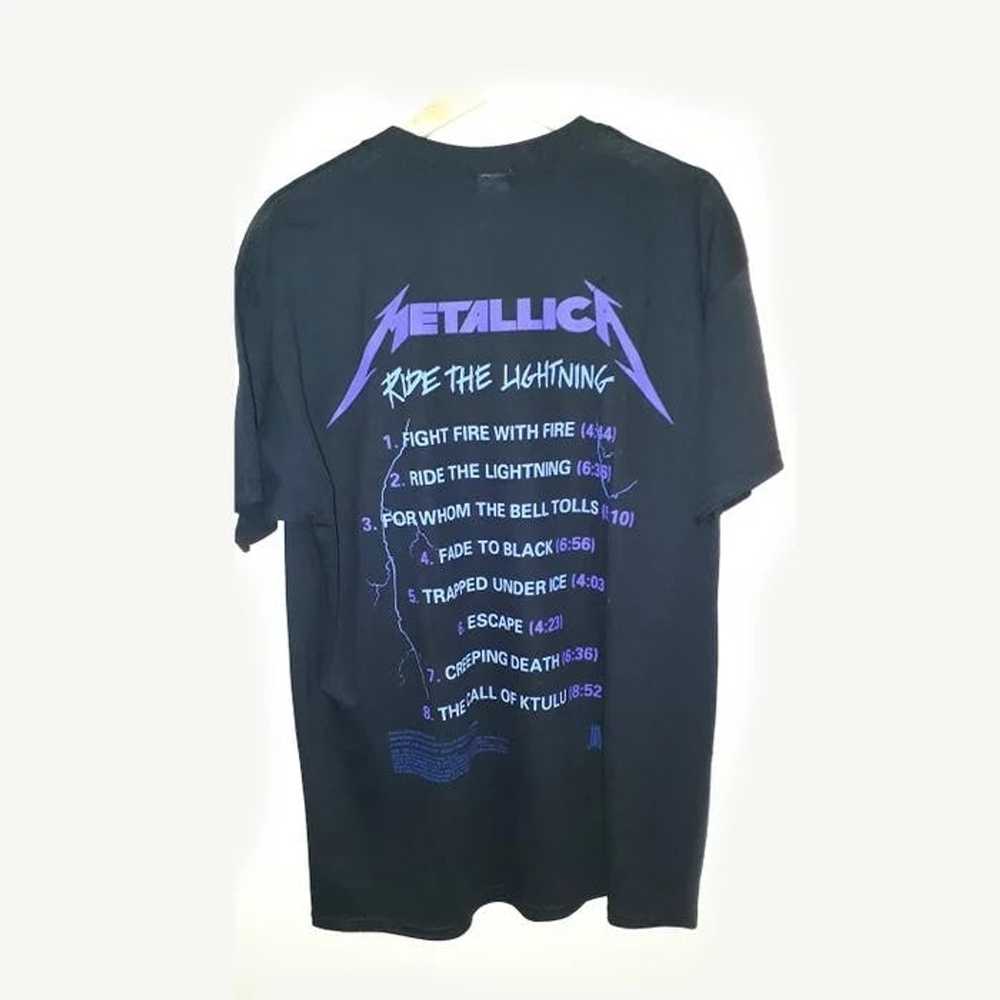 Metallica Metallica Ride The Lightning Official T… - image 4