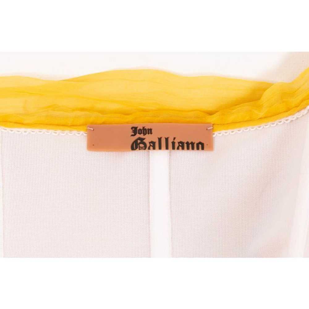 John Galliano Dress in Yellow - image 8