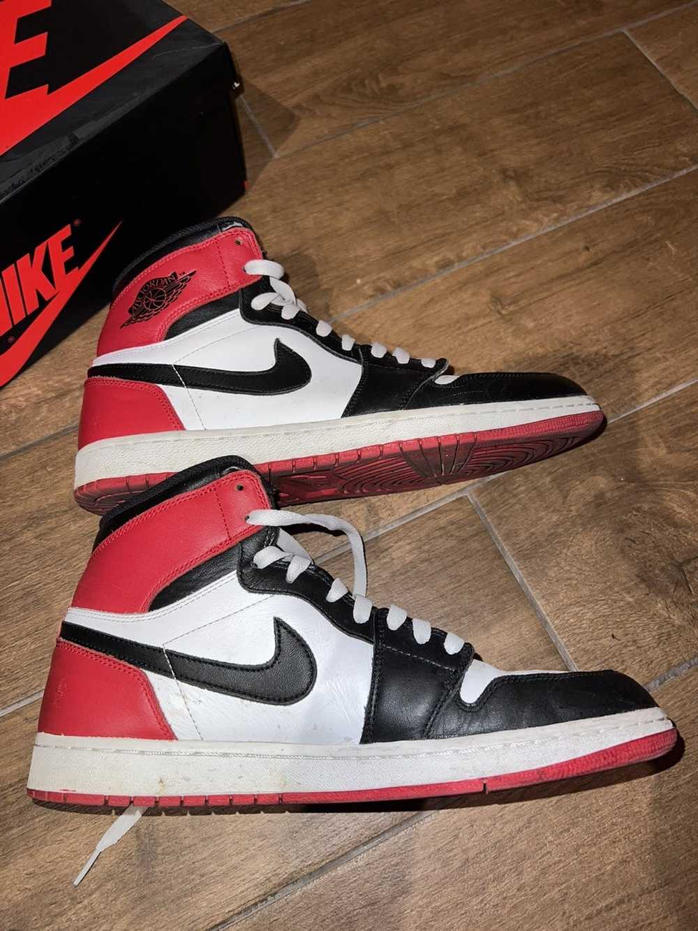 Jordan Brand × Nike Nike Jordan 1 Black Toe 2013 - image 5