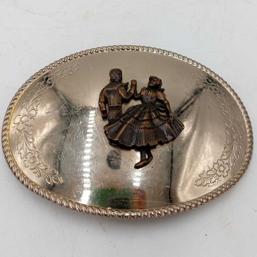 Other Country Swing Dancing Belt Buckle Square Da… - image 4