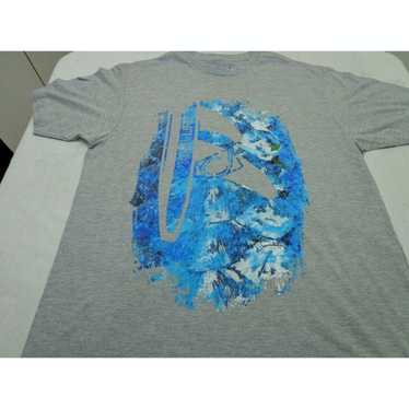 Reel Life Men's Sun Defender Lightweight Long Sleeve UV T-Shirt (Real  Waves, L)