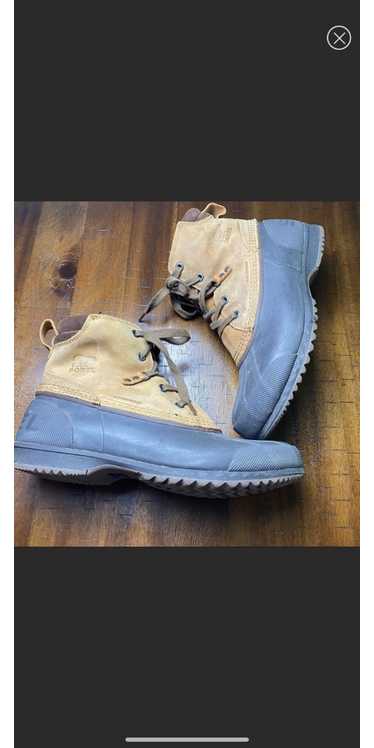 Sorel Sorel Ankeny Brown Leather Waterproof Boots 