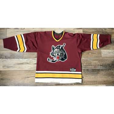 Bench Clearers Chicago Wolves Hockey Tank - XL / Maroon / Polyester
