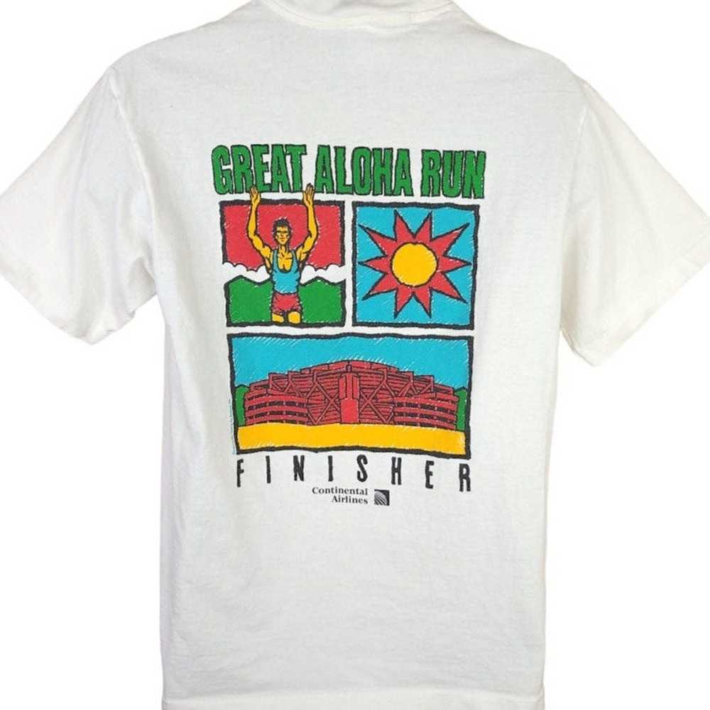 Vintage Great Aloha Run T Shirt Vintage 90s 1994 … - image 4