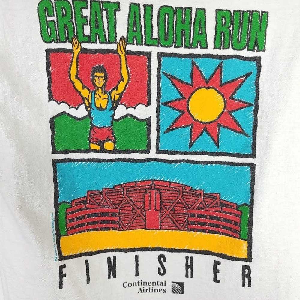 Vintage Great Aloha Run T Shirt Vintage 90s 1994 … - image 5