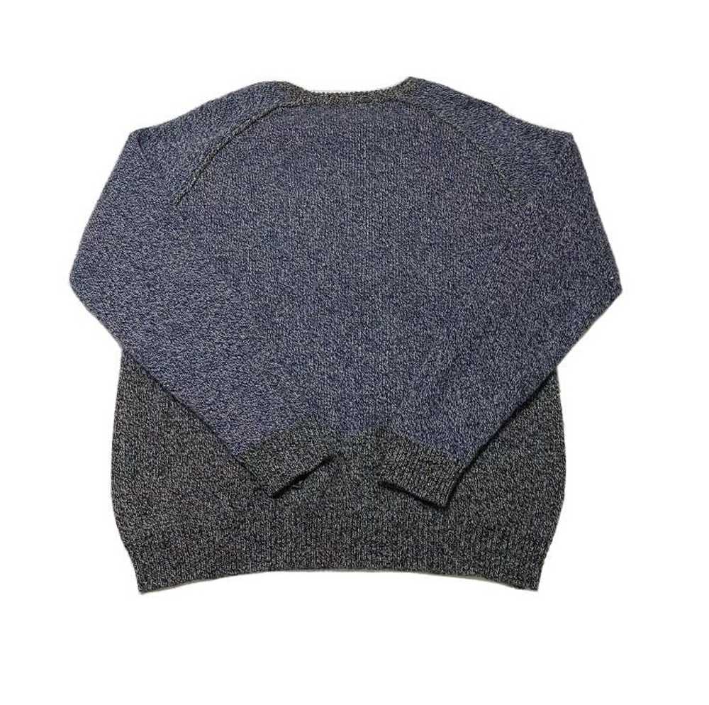 Streetwear × Vintage Dark Grey Vintage Knitted Sw… - image 3