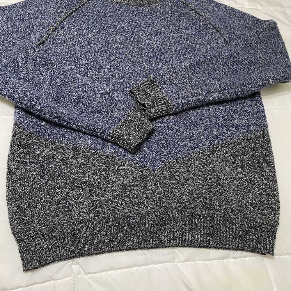 Streetwear × Vintage Dark Grey Vintage Knitted Sw… - image 4