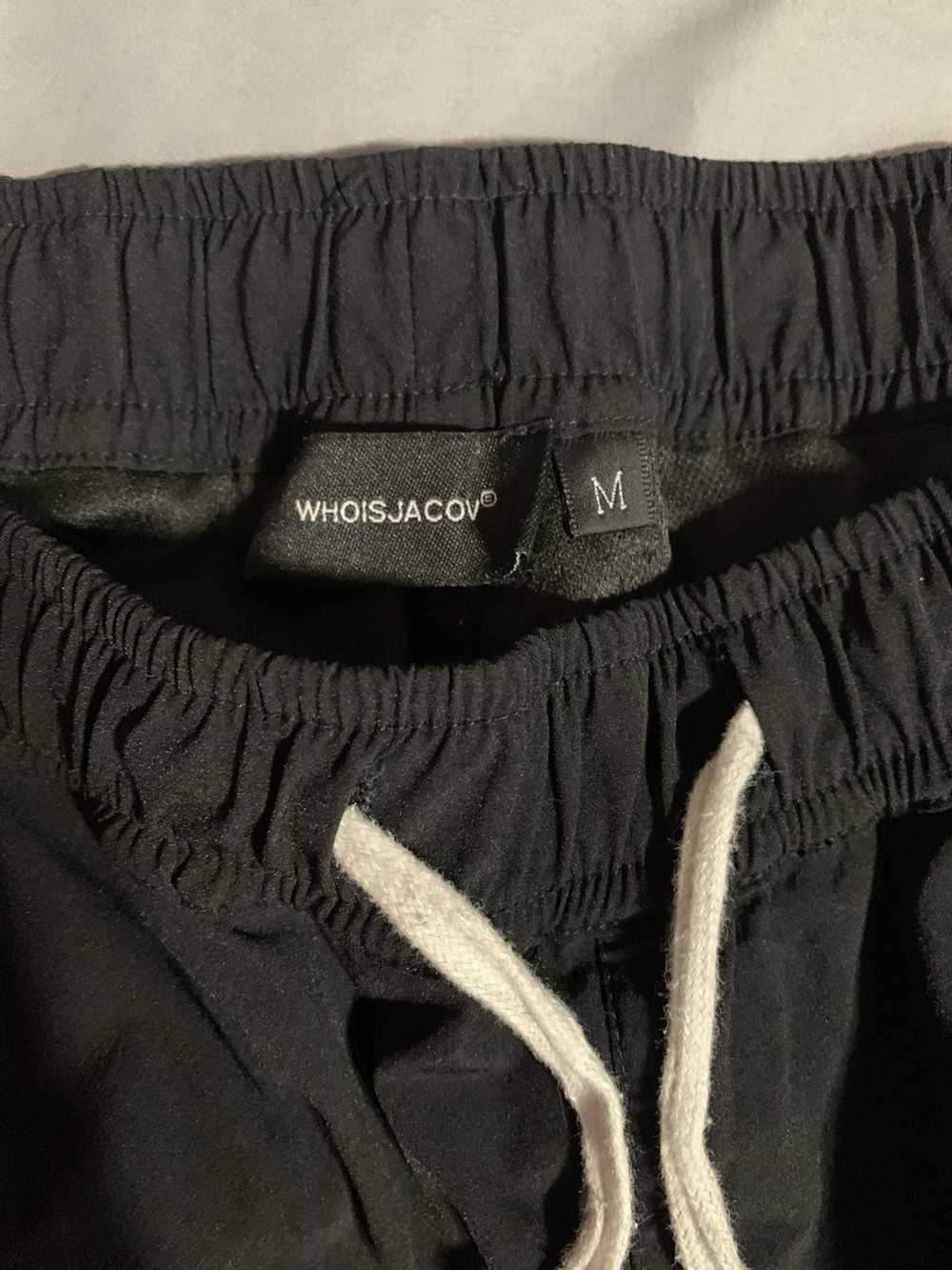 Who Is Jacov 3M Piping Track Pants Size Medium - image 3