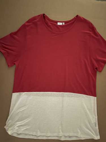 Onia Onia Color Block Linen Blend T-Shirt - XXL