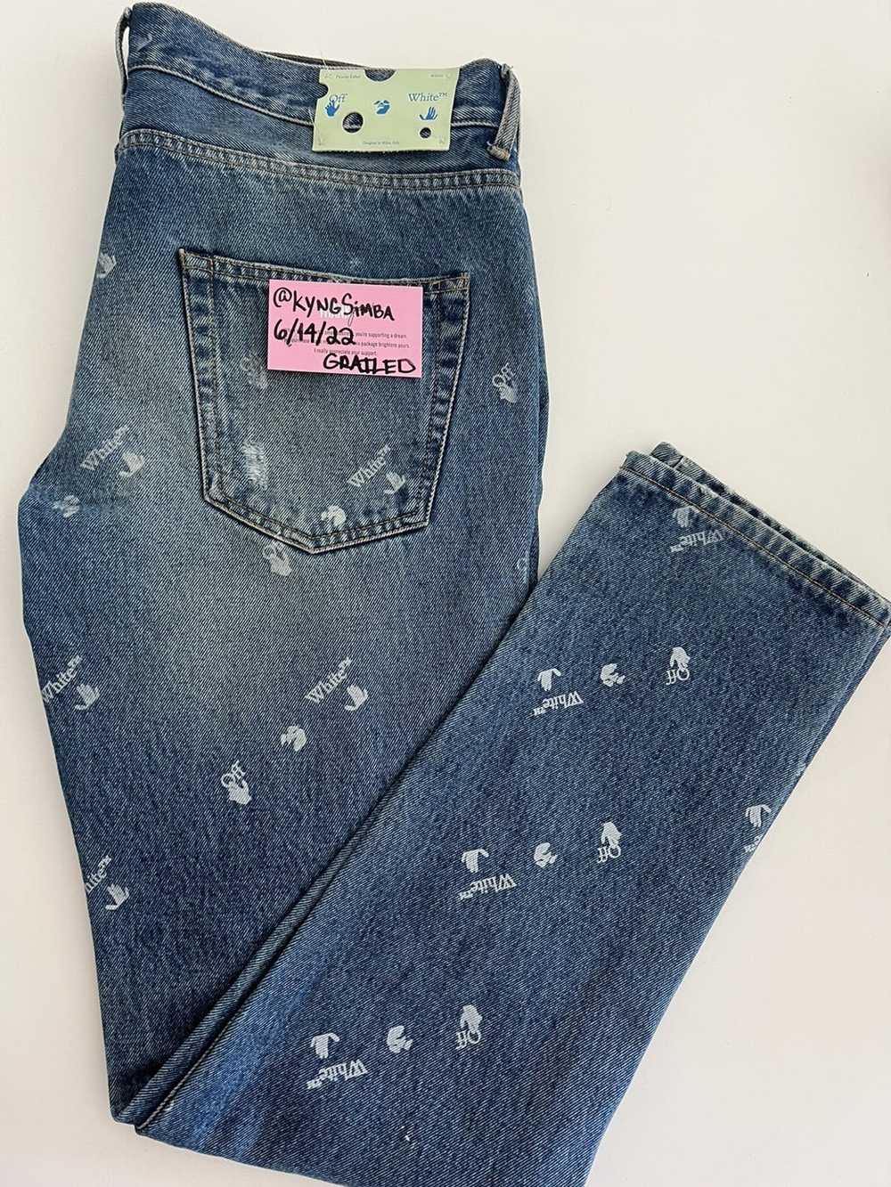 Off-White Off White Denim Jeans - image 1