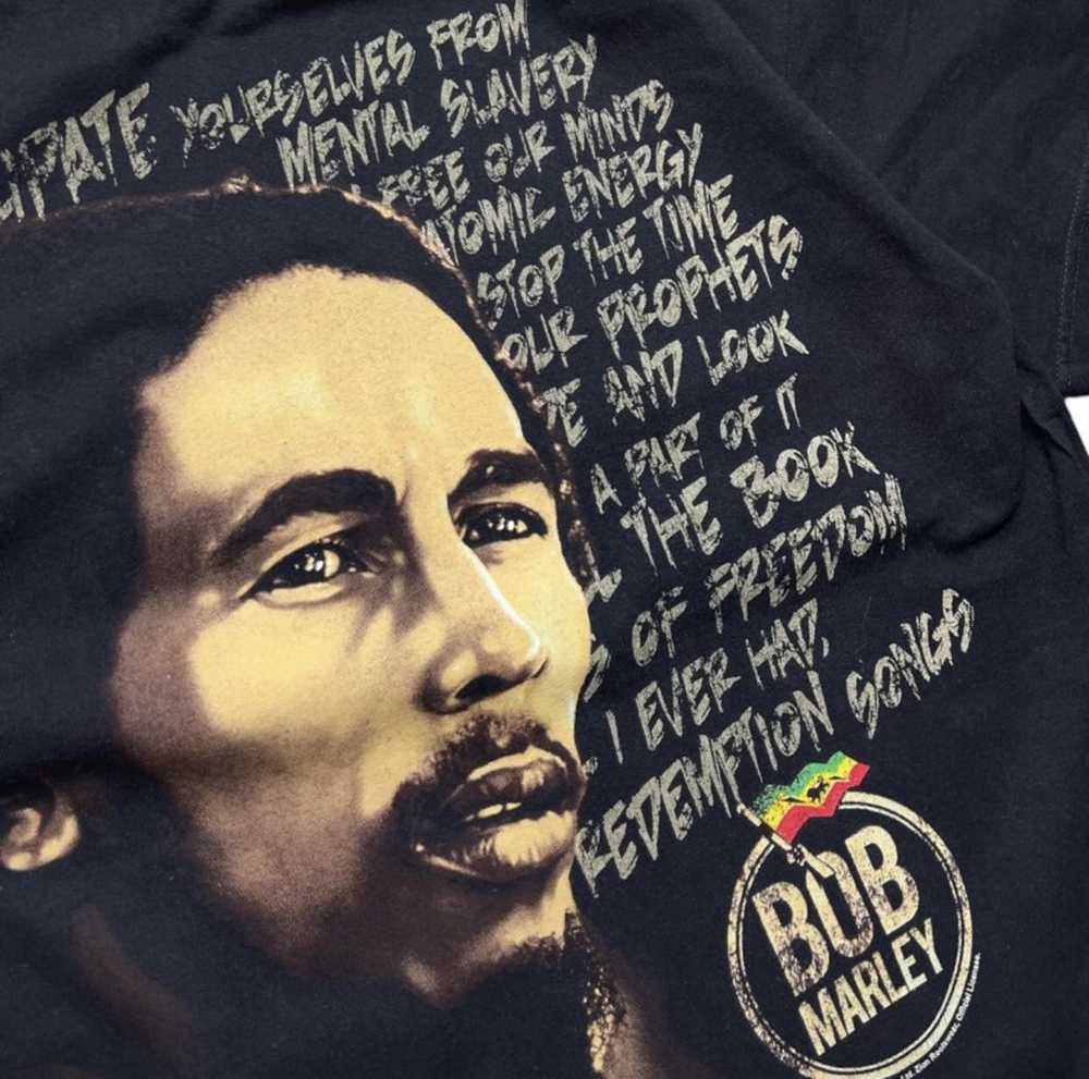Bob Marley × Rap Tees × Vintage Bob Marley Vintag… - image 2