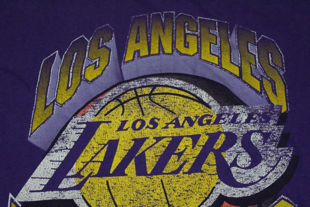 NBA × Vintage Vintage 90s Los Angeles Lakers Logo… - image 3