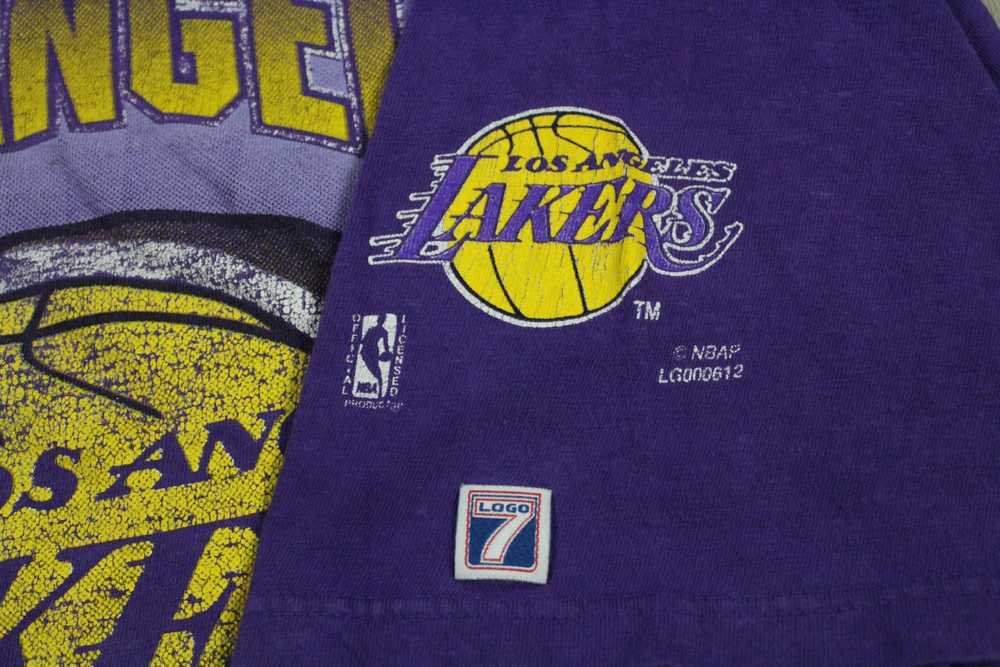NBA × Vintage Vintage 90s Los Angeles Lakers Logo… - image 6
