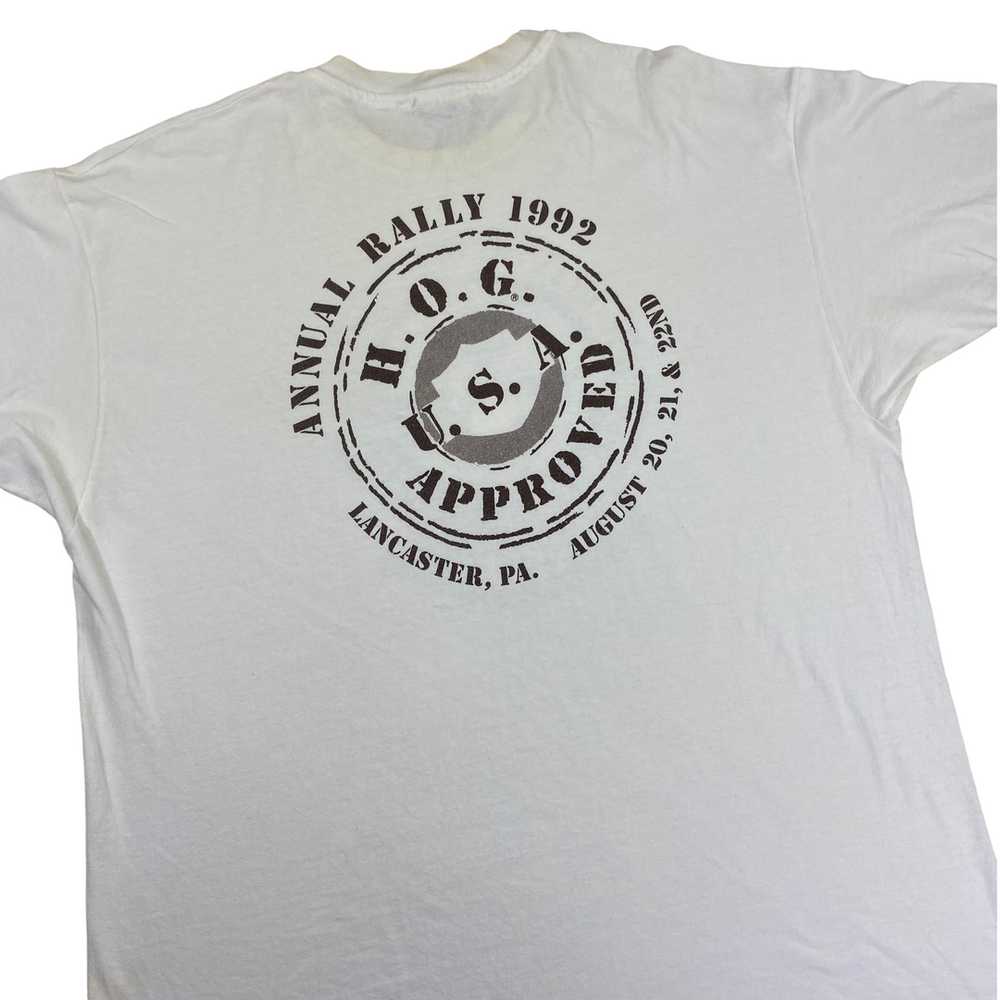 1992 Harley owners group tee XL - image 3