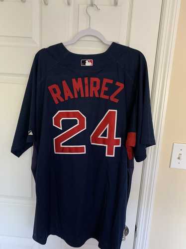 Boston Red Sox Jersey Manny Ramirez #24 Size XL Red Sewn Majestic