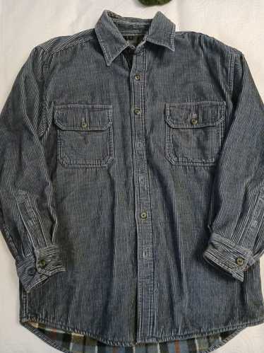 Club Room Black Vintage Wash Button Up