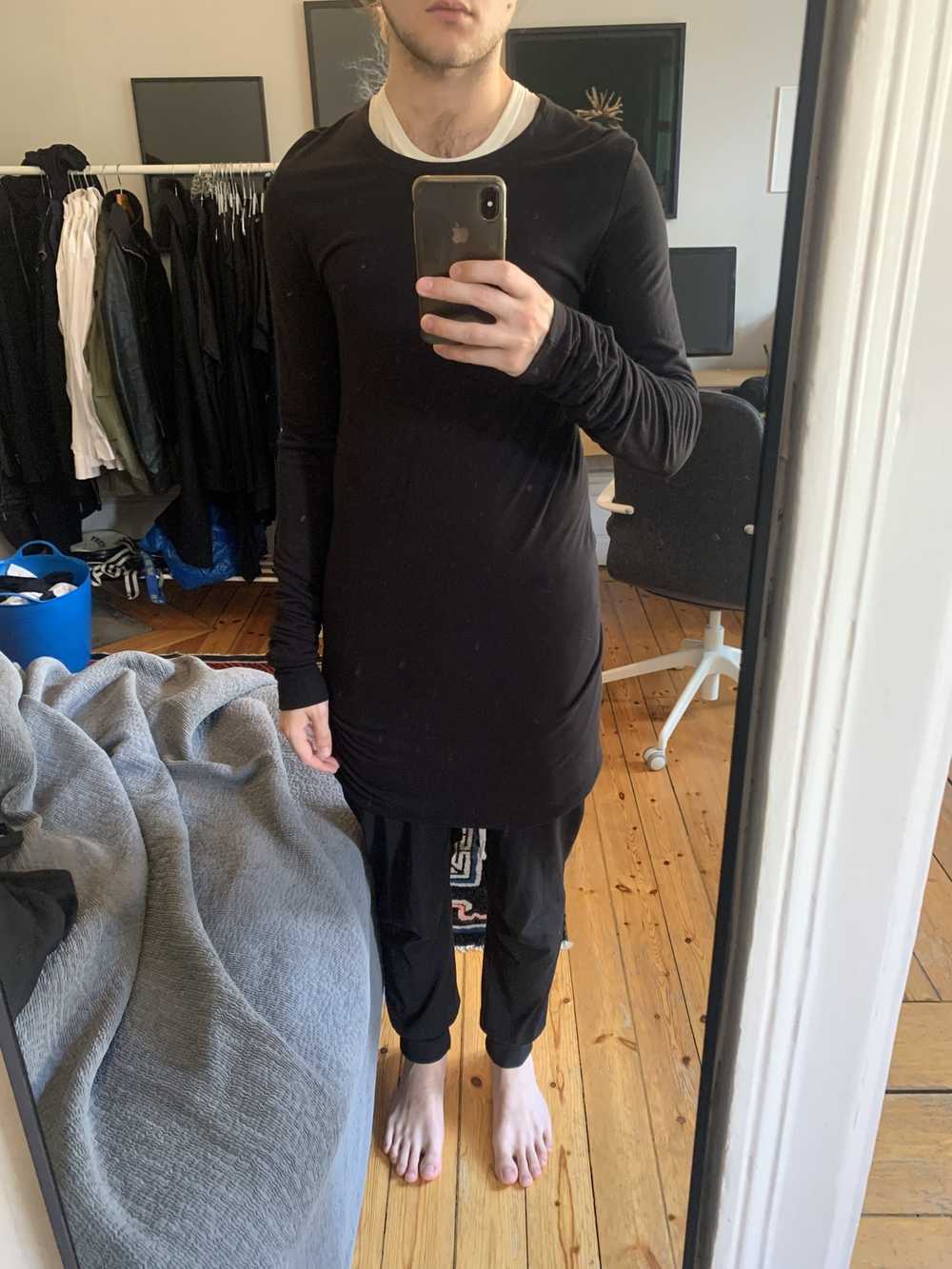 Rick Owens Rick Owens FW15 Sphinx Double Layer LS - image 4