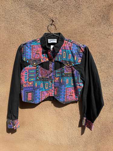 Cropped 80’s Western Shirt