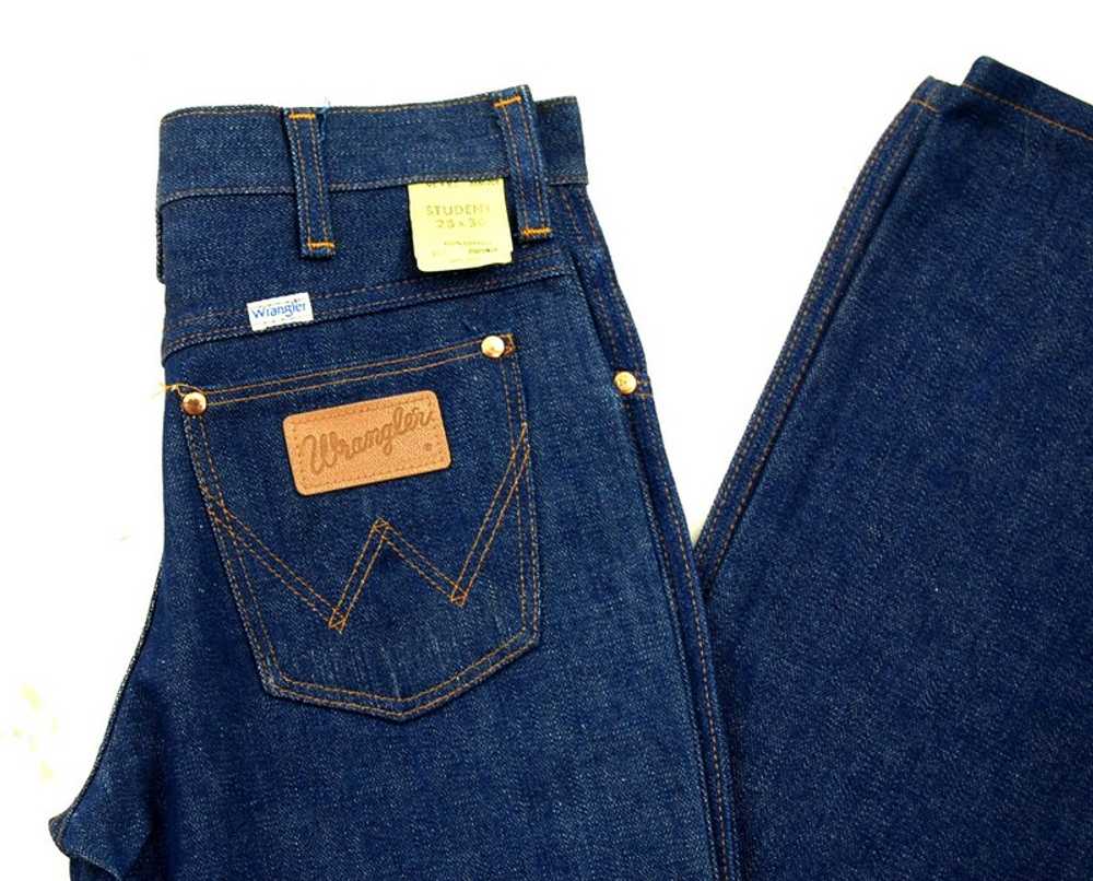 70s Wrangler Bootcut Jeans Student Fit Deadstock … - image 2