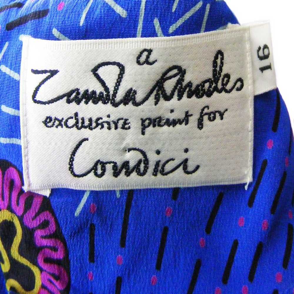 80s Zandra Rhodes Condici Vibrant Dress – 16 - image 5