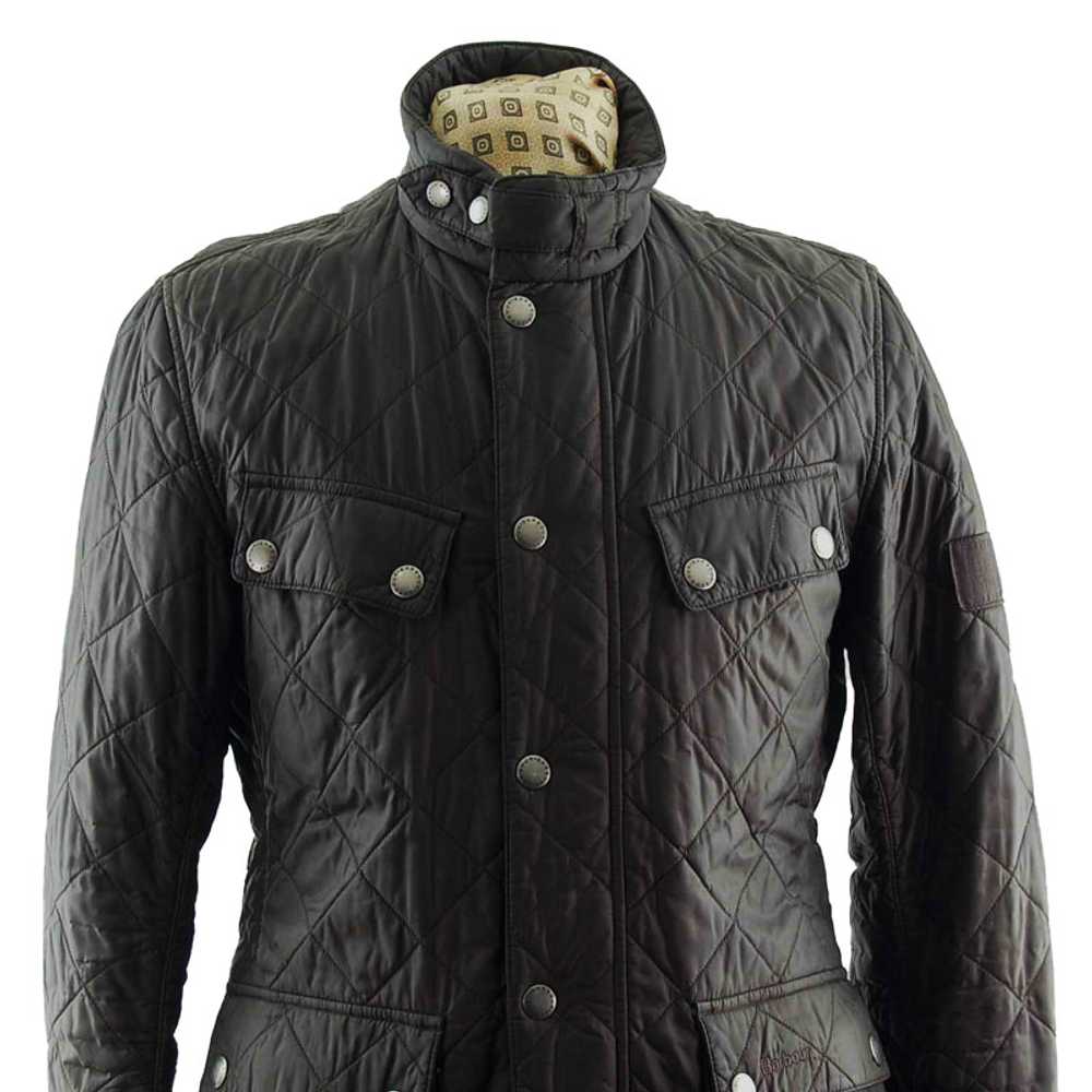 Barbour Diamond Quilt Winter Coat – M - image 2