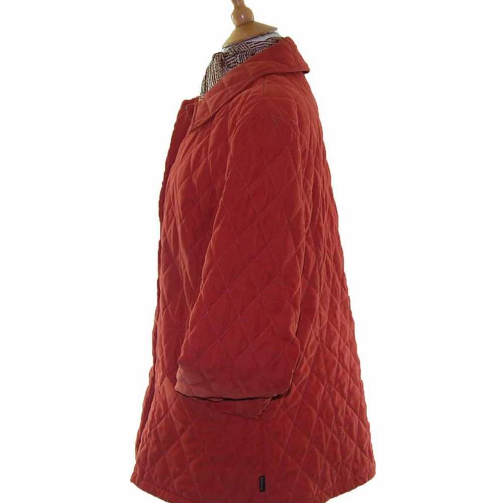 Barbour Ladies Burnt Orange Diamond Quilted Jacke… - image 2