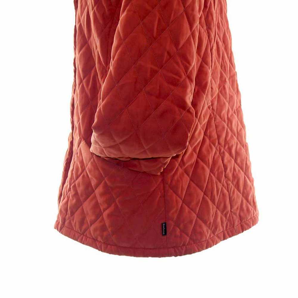 Barbour Ladies Burnt Orange Diamond Quilted Jacke… - image 4