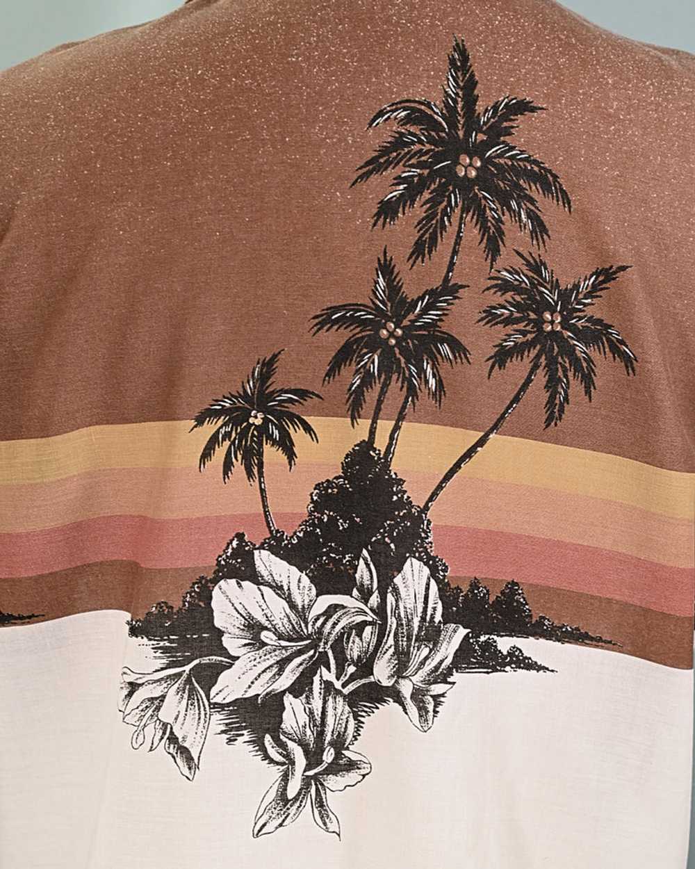 Dolphin California Vintage 70s Hawaiian Shirt, Pa… - image 2
