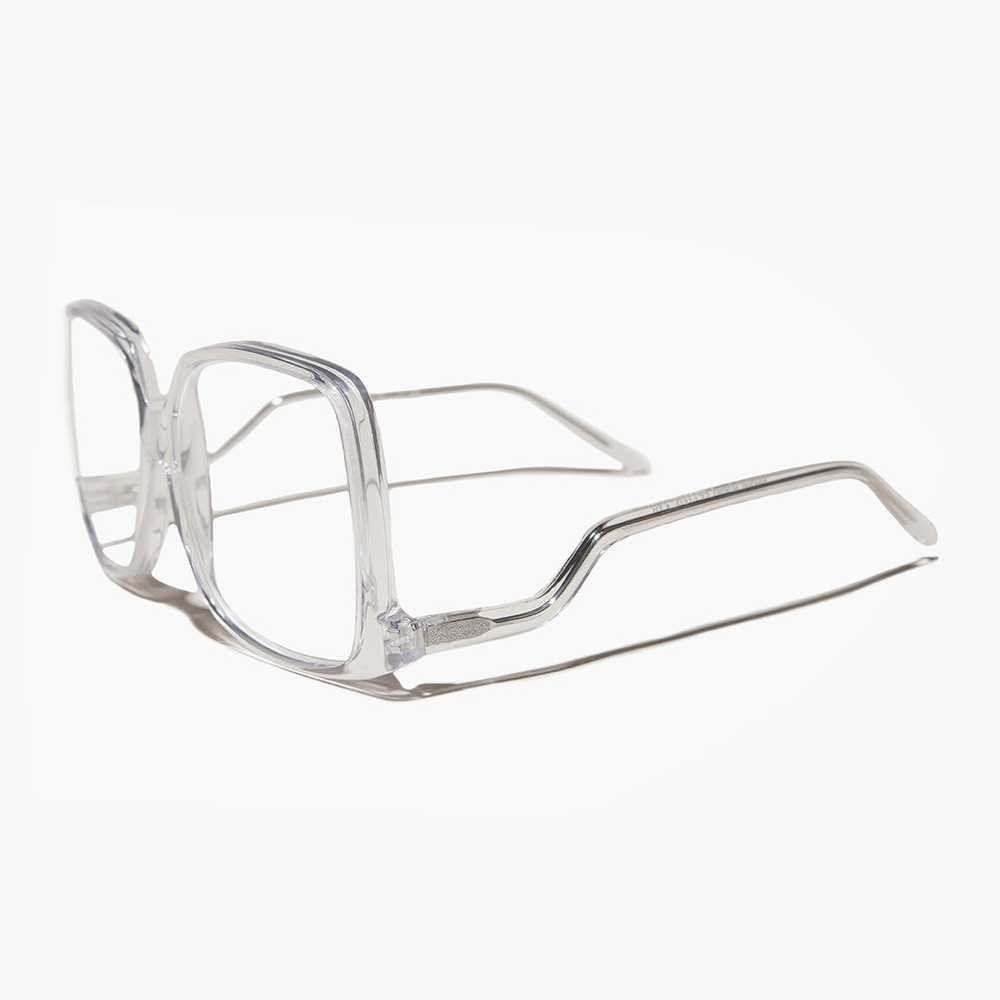 Clear Oversized Reader or Bifocal Glasses - Mia - image 1