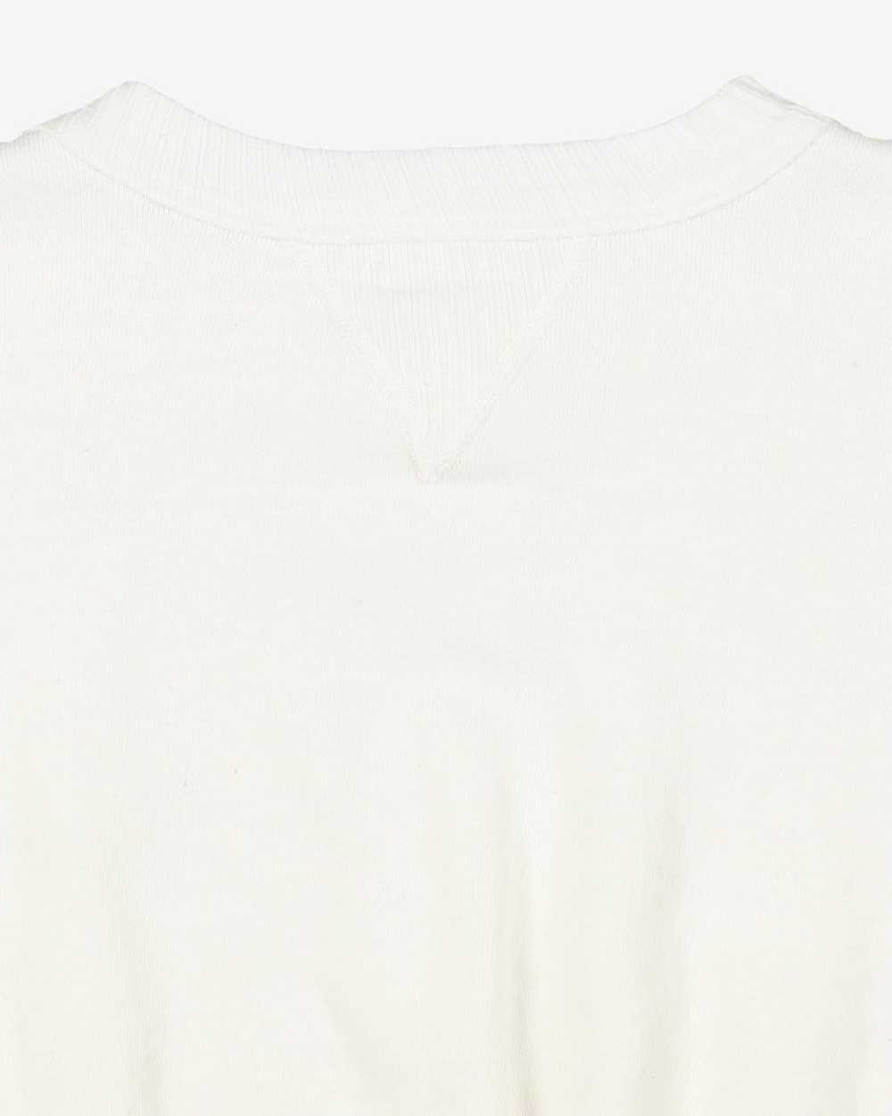 1940's superknit deadstock white sweatshirt - S - image 5