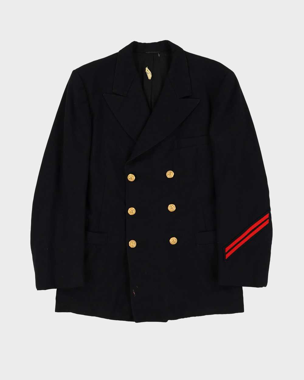 1940s WW2 Vintage US Navy Black Dress Jackets - X… - image 1