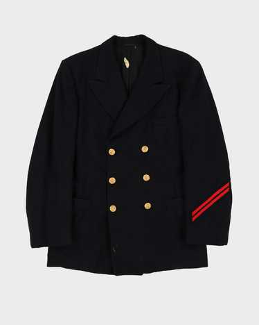 1940s WW2 Vintage US Navy Black Dress Jackets - X… - image 1
