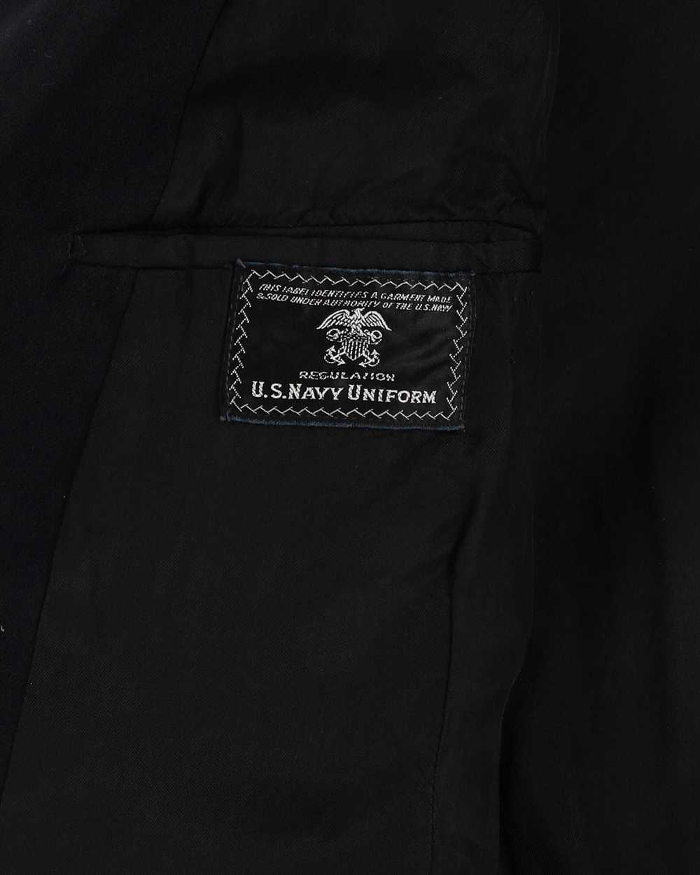 1940s WW2 Vintage US Navy Black Dress Jackets - X… - image 3