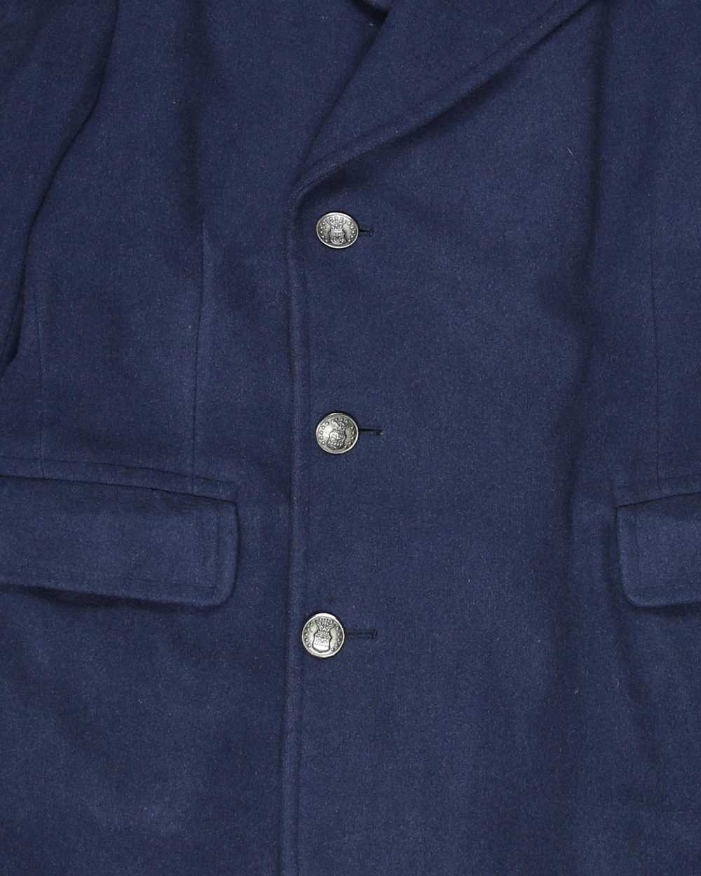 1951 Vintage US Air Force Blue Wool Overcoat - 41S - image 2