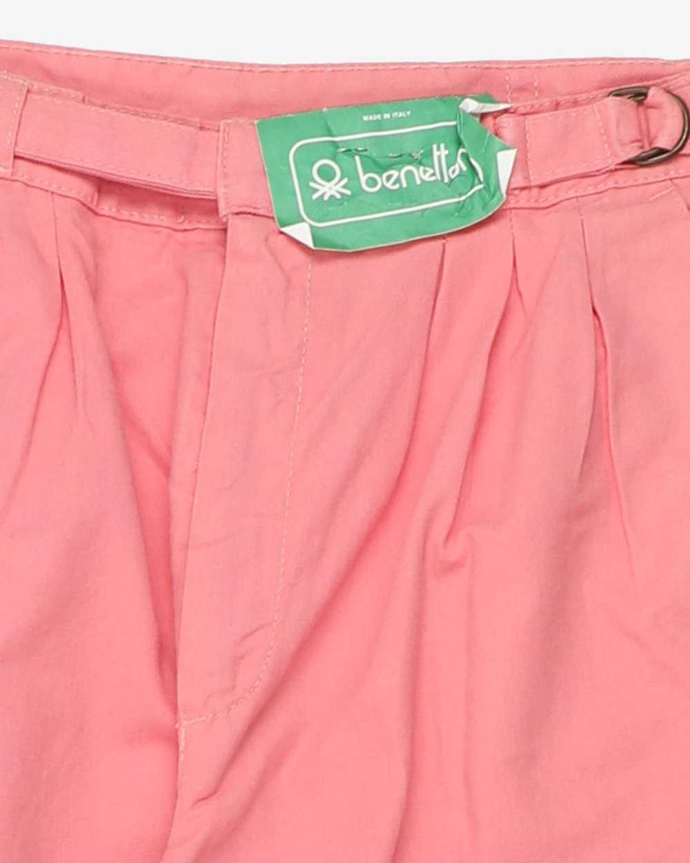 Benetton deadstock 1980's pleated high waisted tr… - image 2