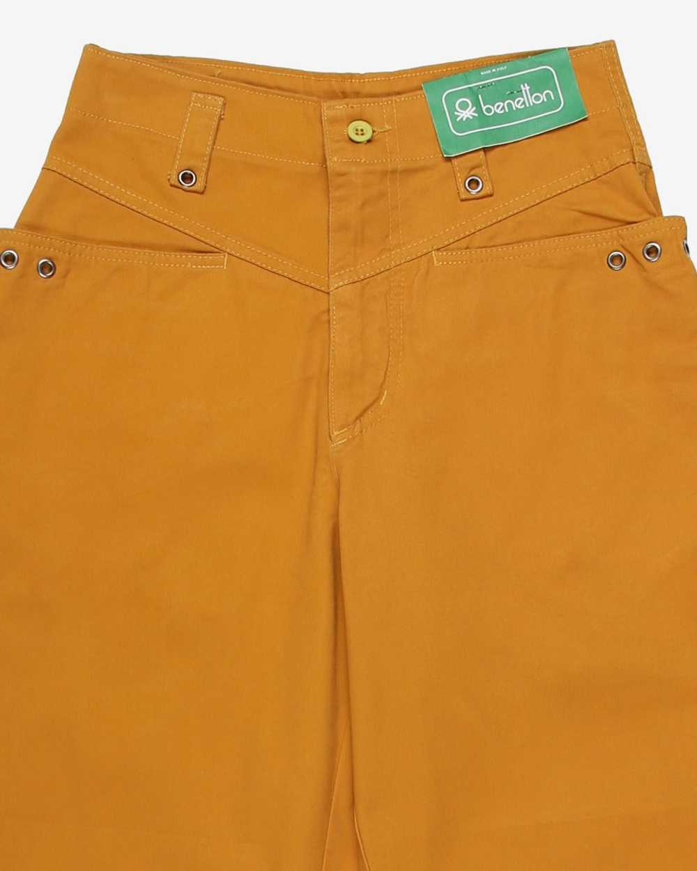 Benetton Deadstock 1980s rivet detailed trousers - image 3