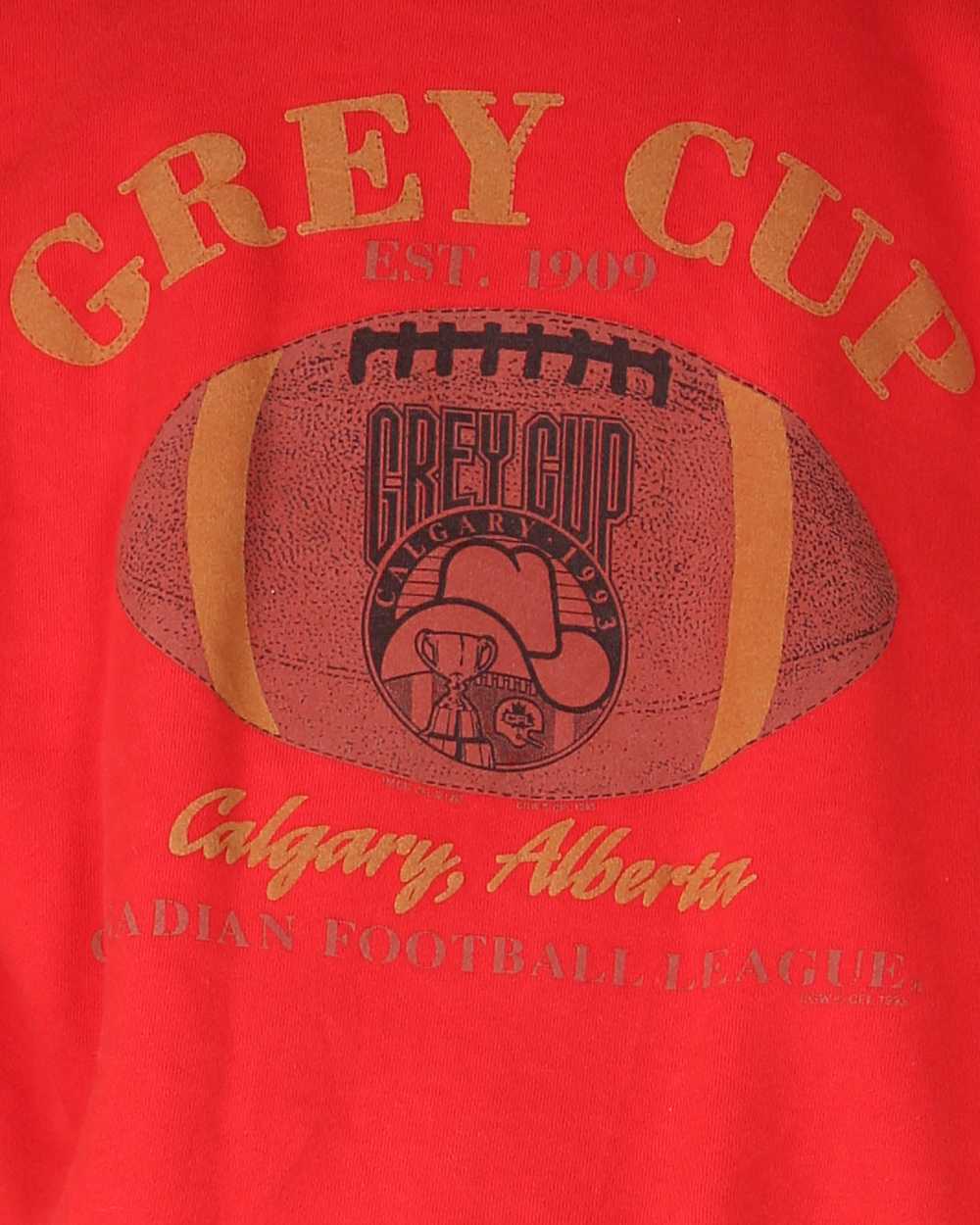 Grey Cup Calgary red printed sweatshirt - xxl - image 5