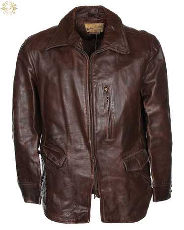 Late 40s Richman Brothers Horsehide Leather Jacket